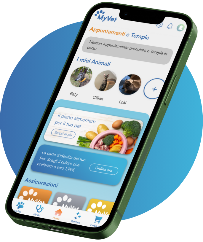 App MyVet su smartphone